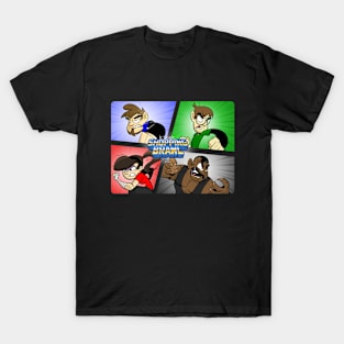 Shopping Brawl 4 Squares T-Shirt